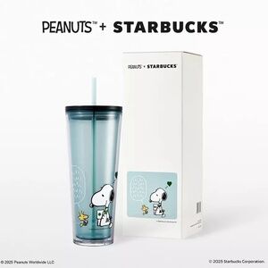 Starbucks x Peanuts 2025 Snoopy Acrylic Cold Cup Tumbler 24oz